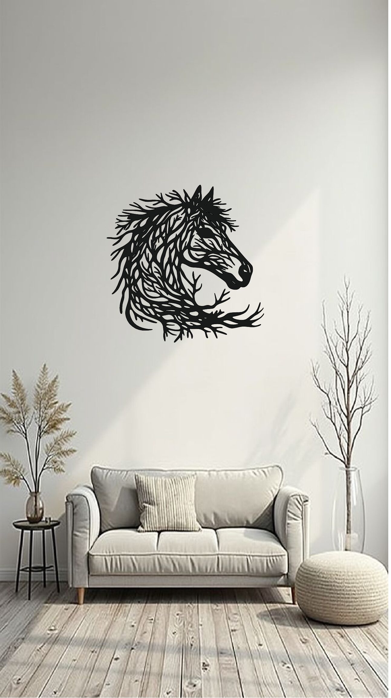 Silhouette Horse's Head